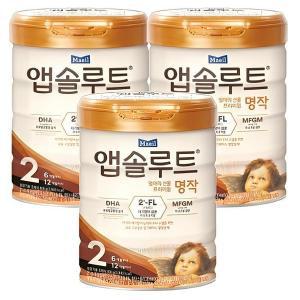 매일유업 앱솔루트 명작 2FL 2단계 800g x 3개