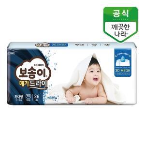 보솜이 메가드라이 팬티 특대 남아/여아 26개입