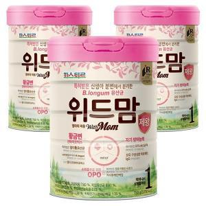 파스퇴르 위드맘 제왕 분유 1단계 750g x 3개