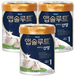 매일유업 앱솔루트 플래티넘 산양 1단계 750g x 3개