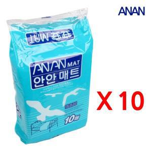 [안안] 일회용 위생매트 100매 (10PCS*10)