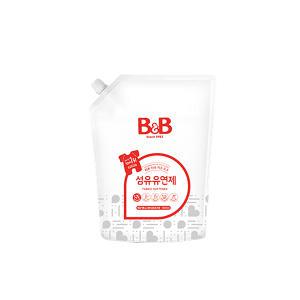 비앤비 섬유유연제 베르가못 캡리필 1800ml 아기 유아세제