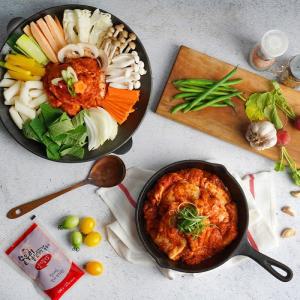 순우리 닭갈비 춘천 양념 닭갈비 1kg 3인분 국내산 냉장 닭다리살