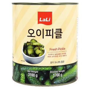 라리 업소용 대용량 오이피클 슬라이스 3.1kg