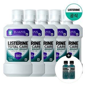 [리스테린][검케어100mlx2개증] 리스테린 헬씨 브라이트 250ml x5