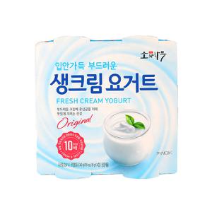 동원 소와나무 생크림 요거트 85g (4입)x8개 무료배송