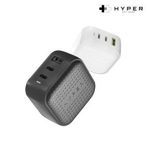 [HYPER]하이퍼 주스 큐브 65W PD 퀵차지 3.0 USB-C 타입 멀티 고속 충전기 (HJ265-WHITE)