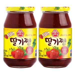 오뚜기 딸기잼, 500g, 2개