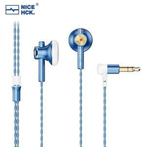 NiceHCK EB2S PRO 플러그 마이크, 플랫 헤드 이어버드, HIFI 유선 이어폰, LCP 다이어프램, 다이나믹 뮤직