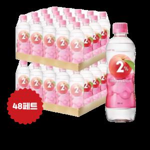 2% 부족할 때 복숭아맛 500ml x 24페트 x 2팩 2프로 이프로