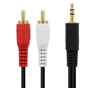 3.5AUX TO 2RCA 변환 오디오잭 5M 10M LR스피커연결 케이블