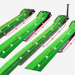 골프 퍼팅 연습기 연습매트 인조잔디 가정용 실내용 리턴 퍼터거치형
