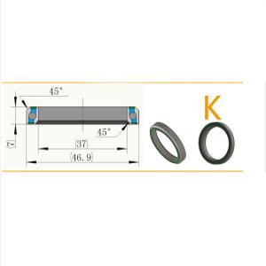 Neco 베어링 로드 바이크 MTB 헤드셋 베어링 MR136 MR137 32.8 41.8mm 37 47mm 45 도 자이언트 OD2 오버드