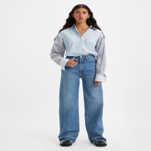 리바이스Levis(A6081-0003) 여성 립케이지 와이드레그 데님 청바지