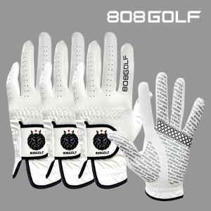 [808]GOLF (3P) 논슬립 골프장갑 극세사 실리콘 그립 왼손 우천 라운딩 스크린