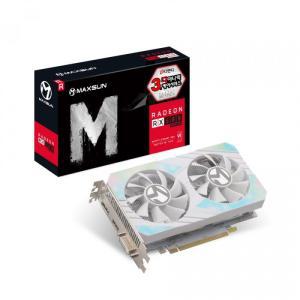 -MAXSUN 라데온 RX 580 2048SP 빅맥 화이트 D5 8GB-