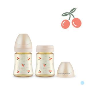 그로미미 PPSU 체리 아기 젖병 트윈팩 화이트 200ml