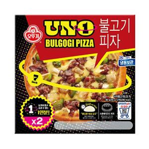 오뚜기 UNO 불고기피자(180g X 2개입) 360g