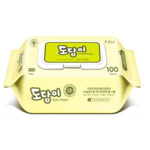 도담이 소프트 플레인 물티슈 캡형 100매 20팩