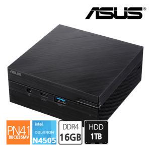 [공식] ASUS 미니PC PN41-BBC035MV N4505 RAM 16GB HDD1TB