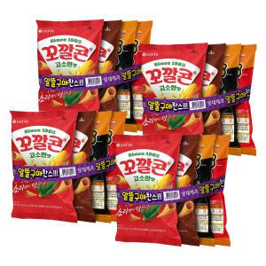 롯데웰푸드 꼬깔콘 고소한맛, 40g, 4개 + 군옥수수맛, 40g, 4개 + 치토스 매콤달콤한맛, 54g, 4개 + 스모키바베큐맛, 54g, 4개