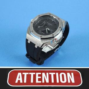 [지샥 (G-SHOCK)]지샥 메탈 지얄오크 GA2100 일체형 러버밴드 커스텀 키트 공구포함