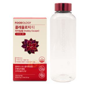 푸드올로지 콜레올로지 티 하비탈출 8g x 15포 1통 + 보틀 500ml 1개 I