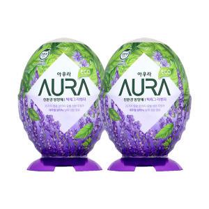 AURA ECO 친환경 빅에그 방향제 440ml 2개입 (라벤더향)