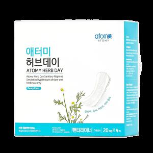 애터미 허브데이 팬티라이너 80매