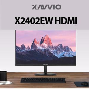 엑사비오 24인치 LED X2402EW HDMI 해상도 풀HD IPS 광시각 패널 IPTV시청가능