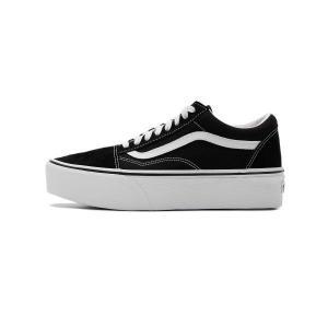 반스 VANS 올드스쿨 스택폼 색상 (스웨이드/캔버스) 블랙트루 화이트 / VN0A7Q5M6BT1 244986