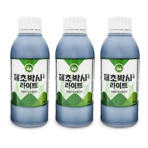 제초박사 라이트 3개 친환경 천연 제초 잔디 잡초 관리제 무농약 제거약 550ml