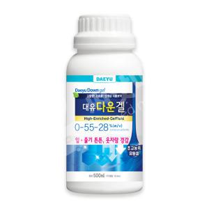 대유 다운겔 500ml 웃자람경감 도복 방지 고농축 유동겔 액상 비료