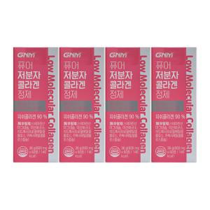 GNM자연의품격 퓨어 저분자 콜라겐 정제 500mg x 60정 4개 / 써클