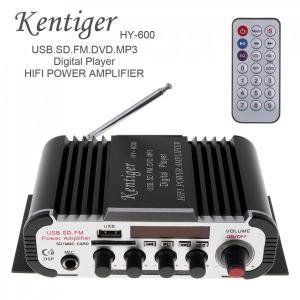 Kentiger HY-600 2CH HI-FI 자동차 오디오 전력 증폭기 FM USB MP3 스테레오 디지털 플레이어 지원 U 디스