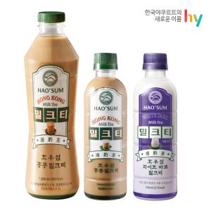 [유통기한25.1.8까지]호우섬 홍콩 밀크티 오리지널/타로 350ml 12/24개입