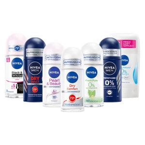 [6개 세트] Nivea 니베아 데오드란트 롤온 / 스틱 3+3 7종 골라담기