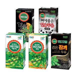 베지밀 뼈에좋은칼슘 검은콩 두유 190ml 32팩 /담백한A/ 달콤한B/검은콩/시니어/에이스