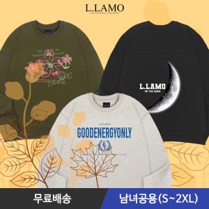 엘라모 가을신상 남녀공용 오버핏 맨투맨 외 27종 S~2XL 긴팔티/커플티/무지티