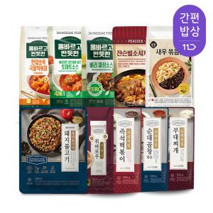 [임박행사] 올바르고반듯한 한입쏘옥 국물떡볶이 423g x 2팩 외 9종 골라담기(새우볶음