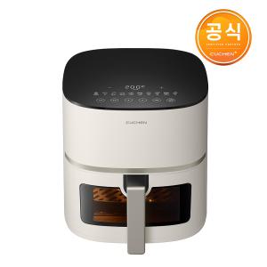 [공식]쿠첸 전자식 에어프라이어 5L 아이보리 COV-C050I /공기순환시스템/자동레시피모