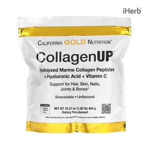 [iHerb 공식] California Gold Nutrition, 콜라겐 UP, 무맛, 16.36 oz (464 g)