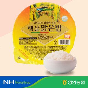 [아산영인농협] 햇살 맑은밥 즉석밥 210g 24입