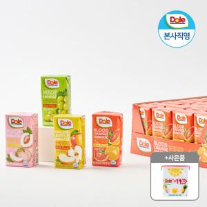 [Dole 돌 본사직영] 100% 과즙주스 12종 (파인/오렌지/망고/포도) + 폴리백 / 주스 모