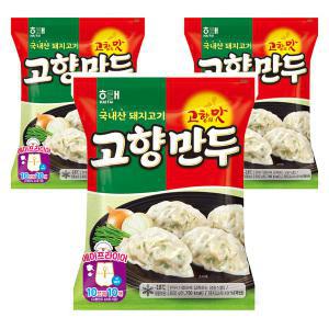 해태 고향만두 820g, 3개