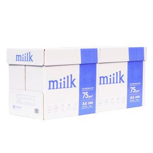 한국제지 밀크복사용지 A4 (75g) 2BOX 5000매