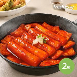 [프레시지] 고래사어묵 어묵통가래떡볶이 515g (대파) x2팩 (소비기한2025-03-04)