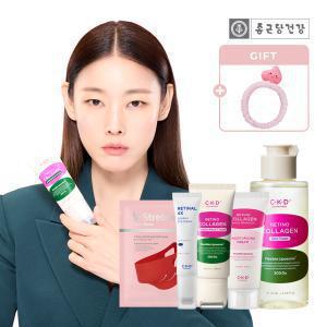 [7,900원/9,900원 체험딜] CKD 레티노콜라겐 괄사목주름크림/결토너/수분탄탄탄크림 체