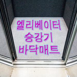 엘리베이터 승강기 바닥매트  보양재 보호대  로비매트 이사 입주 공사