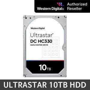 [공식판매원] WD ULTRASTAR HC330 3.5인치 10TB 7200RPM HDD 기업용 하드디스크 WUS721010ALE6L4